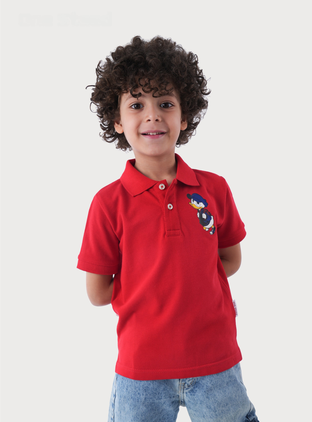 Polo Shirt With Duck Print