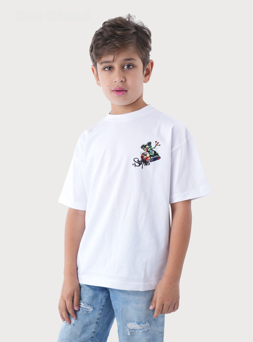 T-Shirt With Frog Print