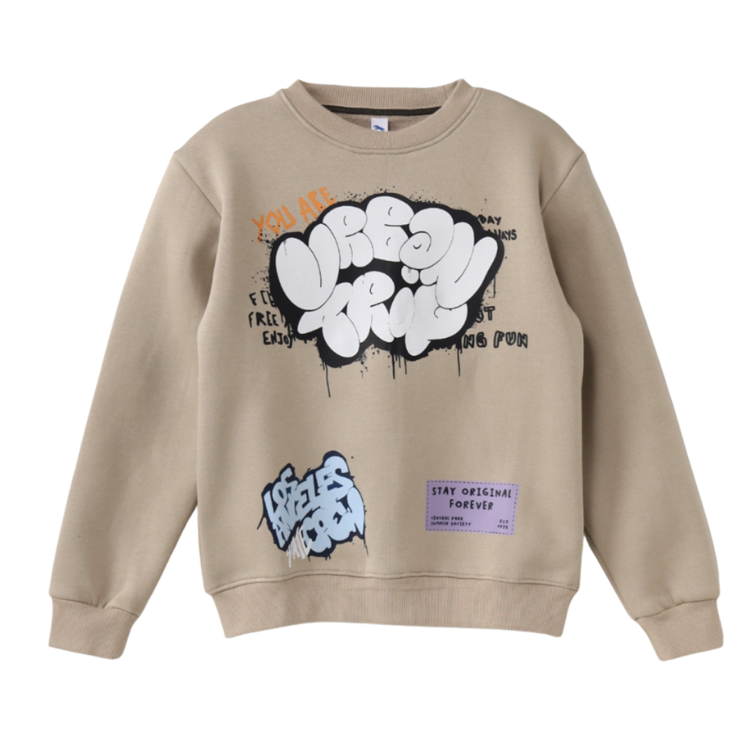 Sweatshirt Typography Printed