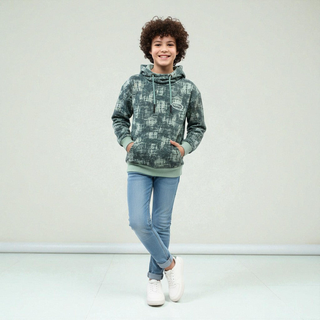 Hoodie Full Cover With Back Print Abstract Pattern Wonderfly