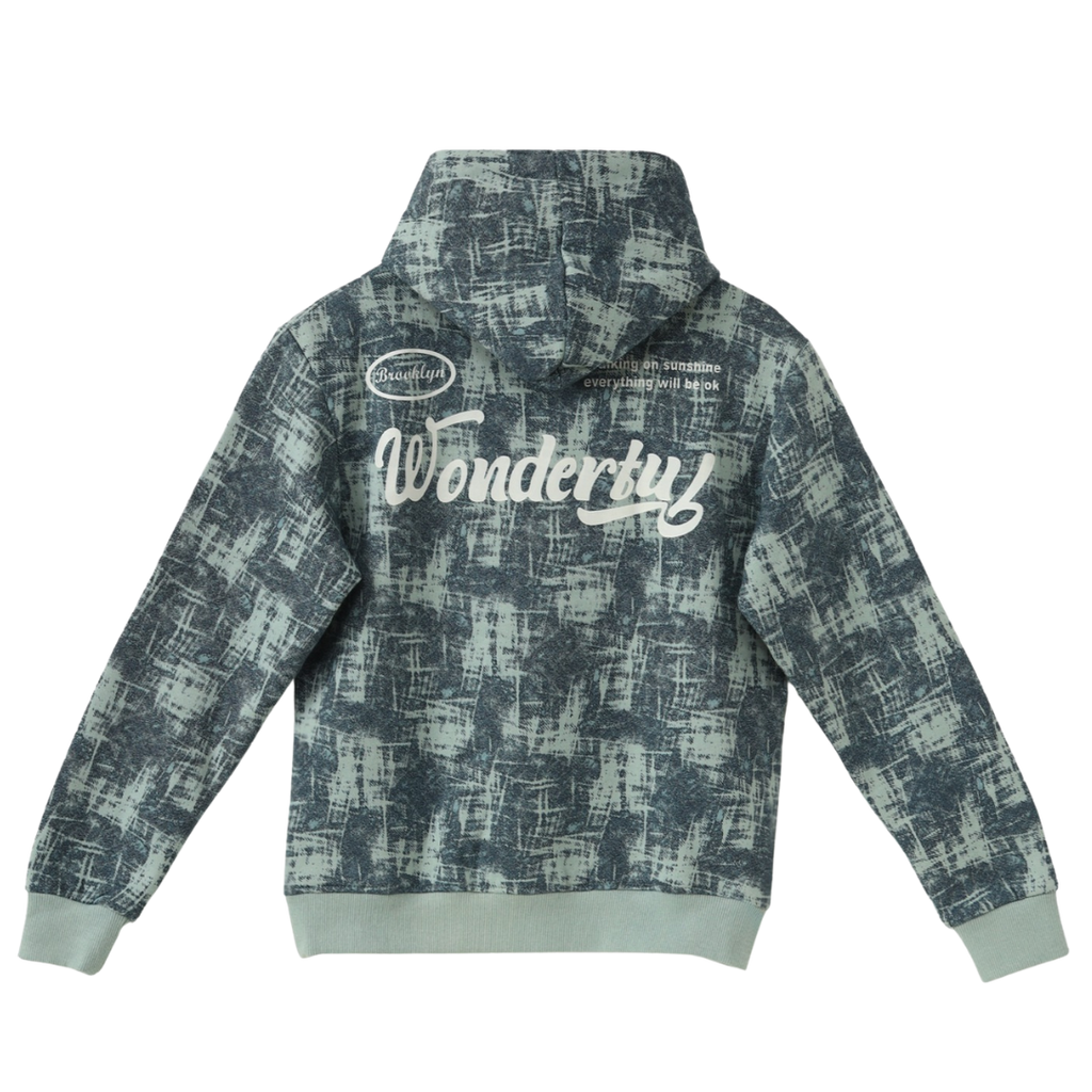 Hoodie Full Cover With Back Print Abstract Pattern Wonderfly