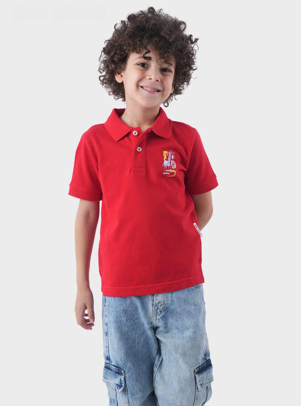 Polo Shirt With Animals Graphic Print