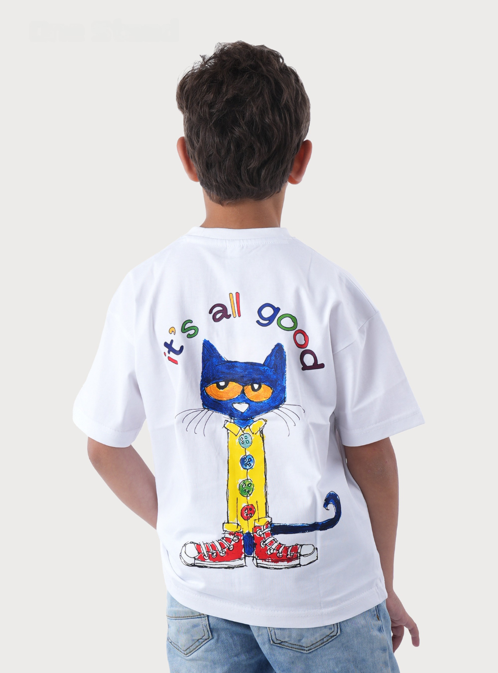 T-Shirt with Print Cat