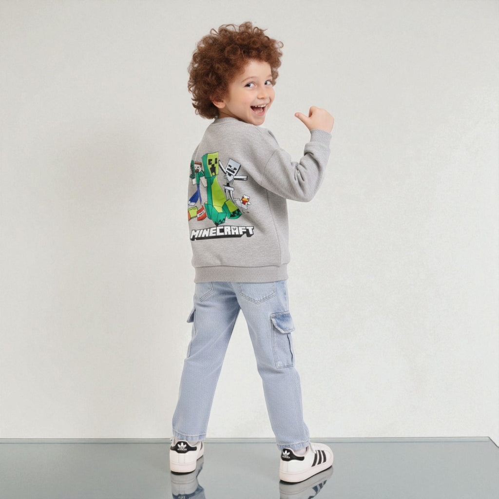 Sweatshirt With Print Minecraft