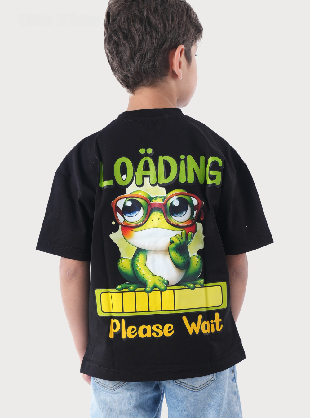 T-Shirt with Frog Print