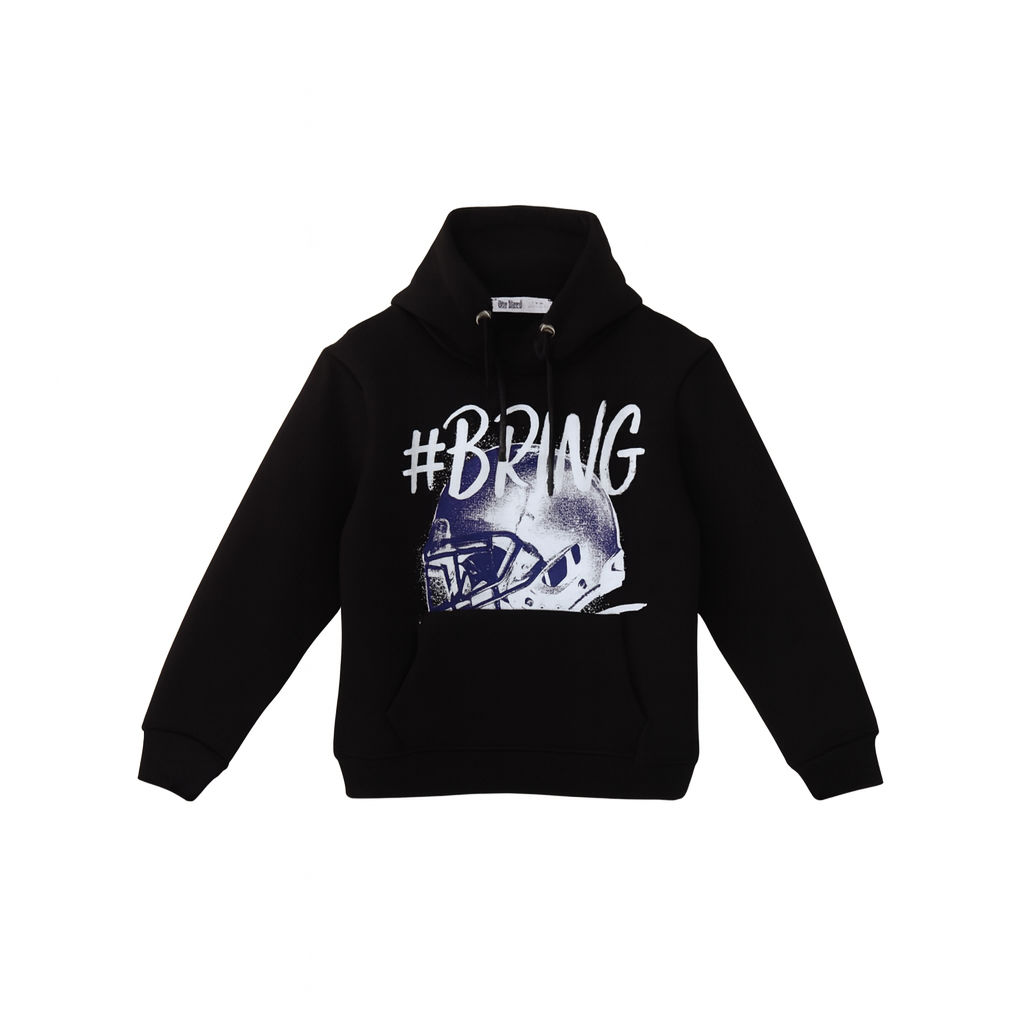 Hoodie With Front Print #BRING