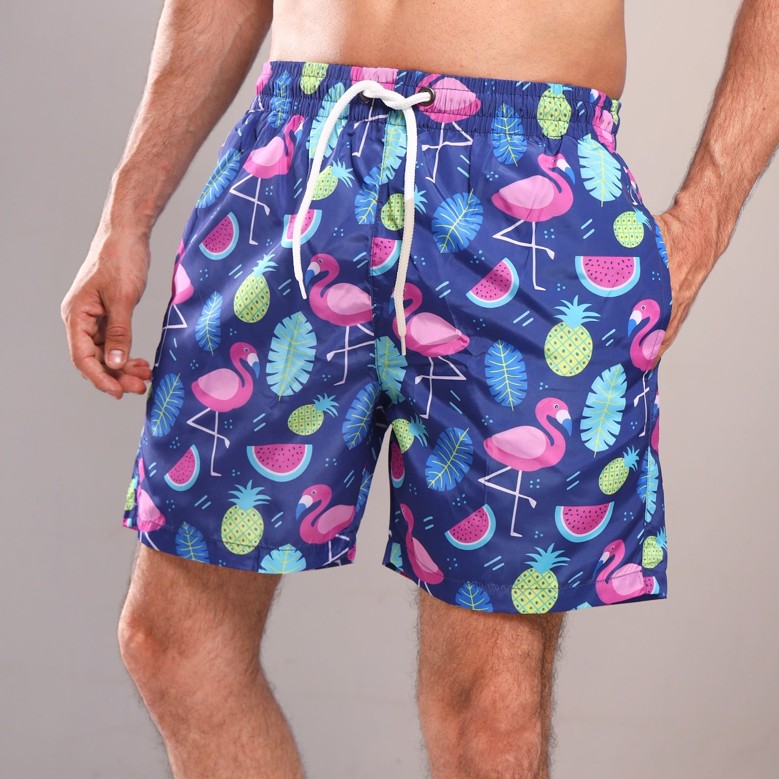 Flamingo Fusion Swim Shorts