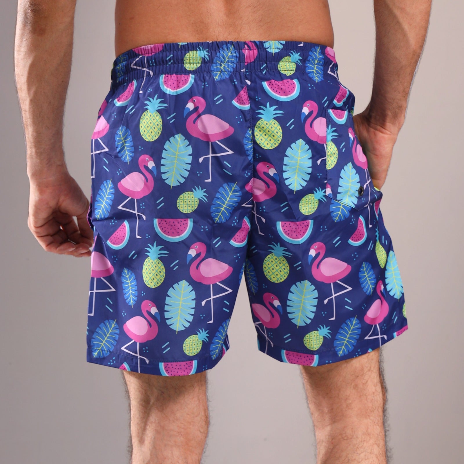 Flamingo Fusion Swim Shorts