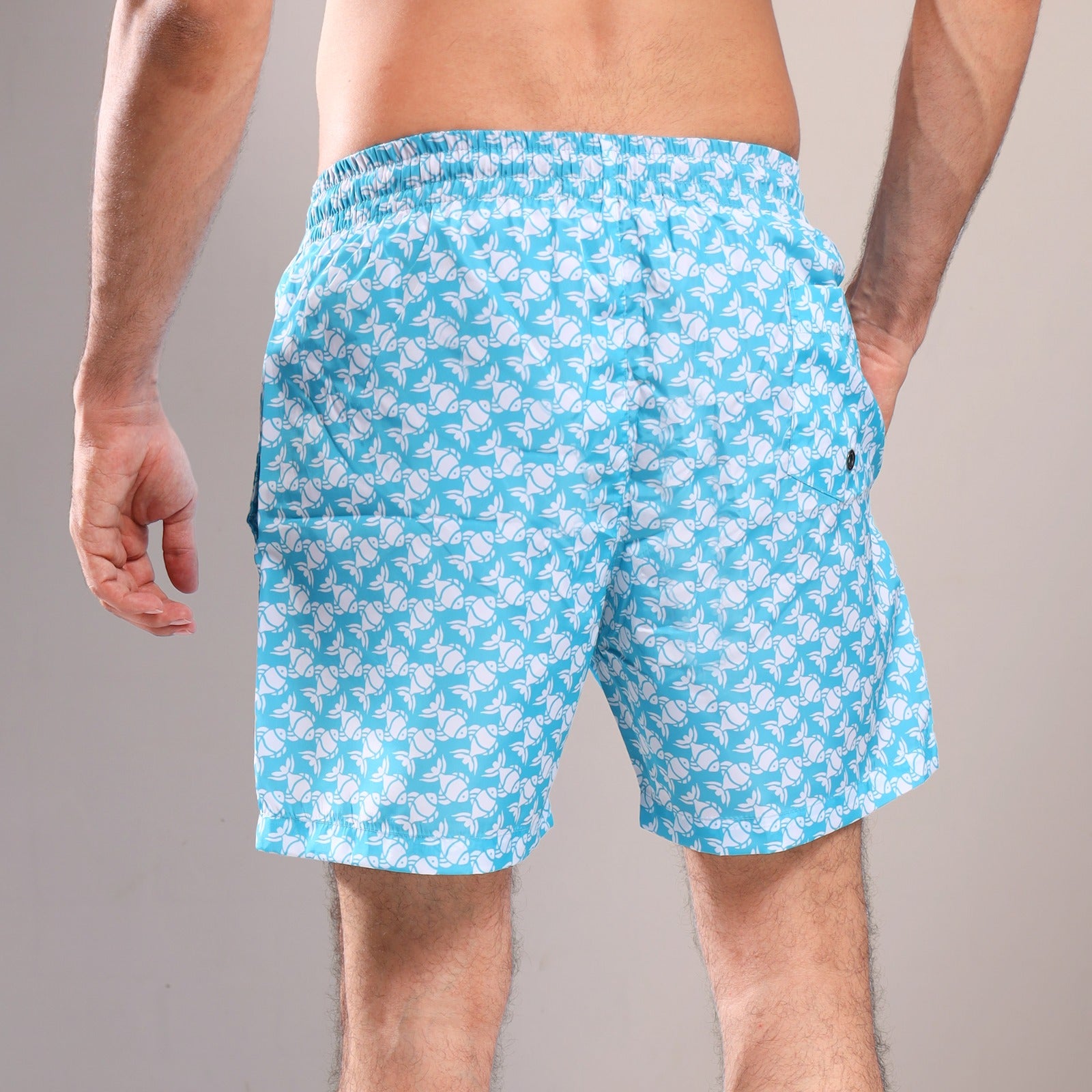Azure Wave Swim Shorts